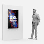 LED Display Lightbox / Glass + Aluminium / XXL (75×120 cm) / Black - Test CrystalDisplay Lightbox - Wheeler Display