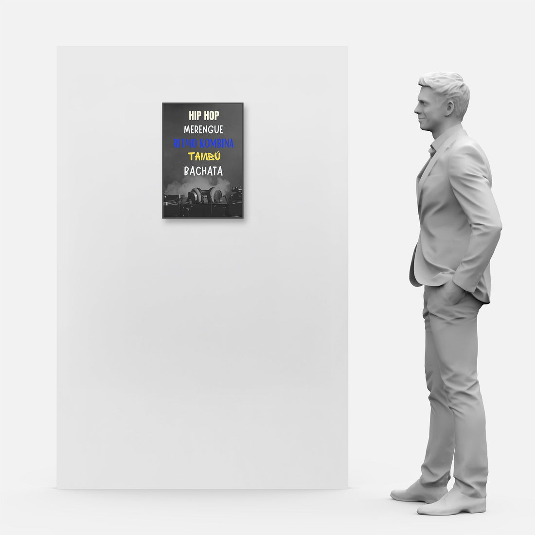 A2 CrystalDisplay Lightbox for Music Studio | Genre Wall Poster