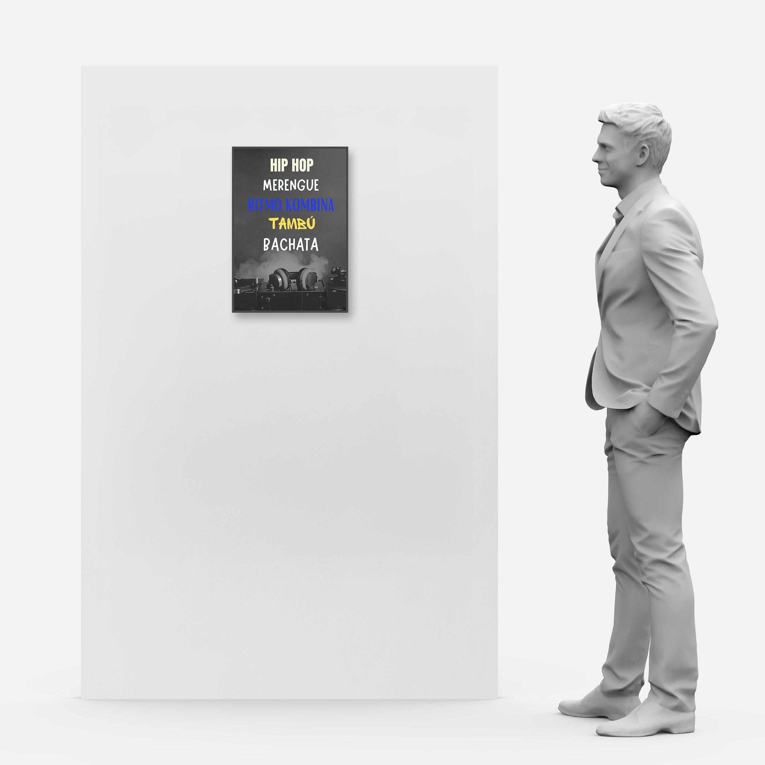 A2 CrystalDisplay Lightbox for Music Studio | Genre Wall Poster