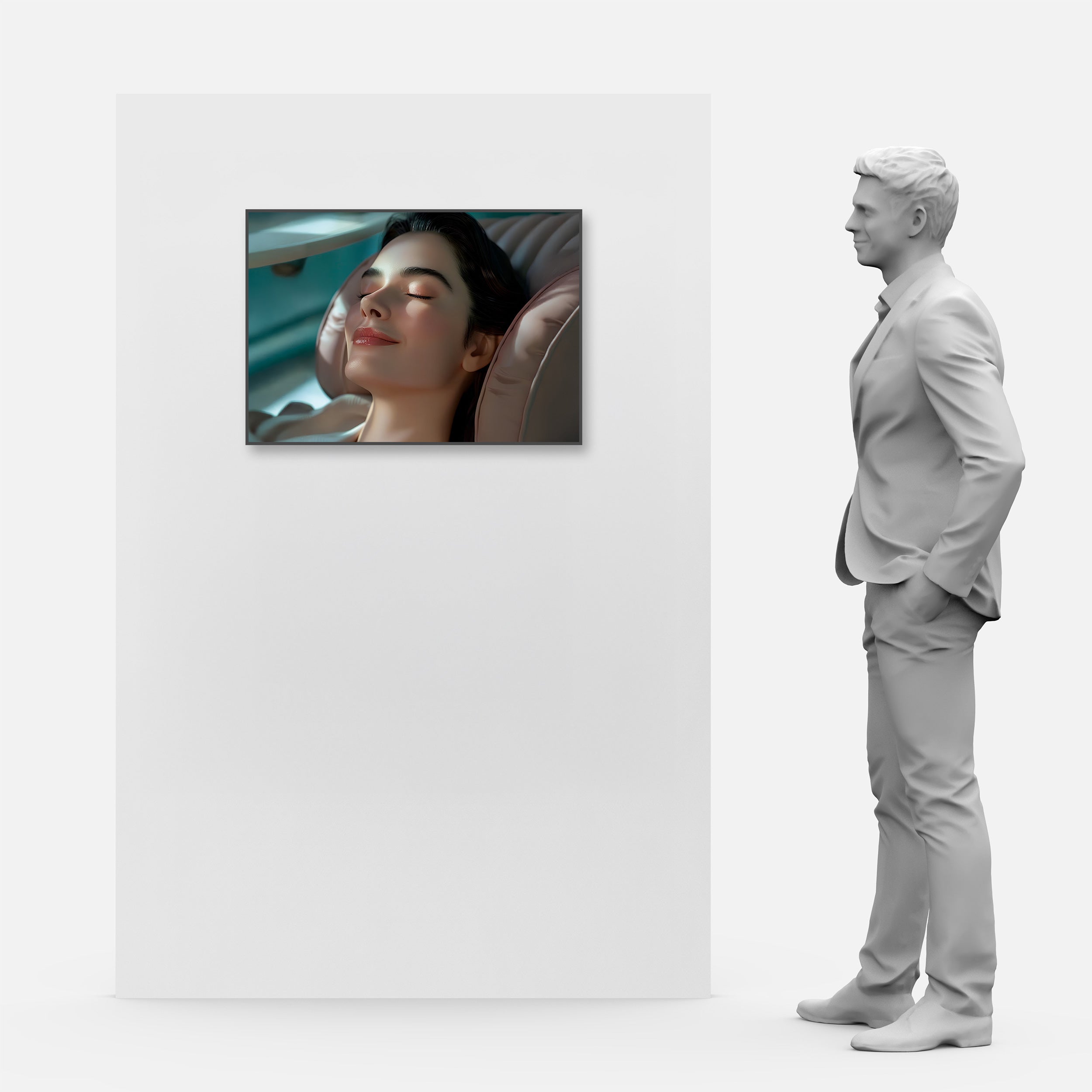 LED Display Lightbox installed at Julia Nguyen Vo Korean Spa relaxation area