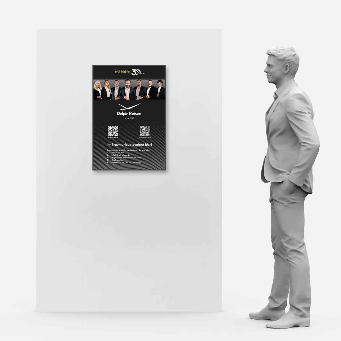 XL A1 LED Display Lightbox for Delpir Reisen (Team Edition)