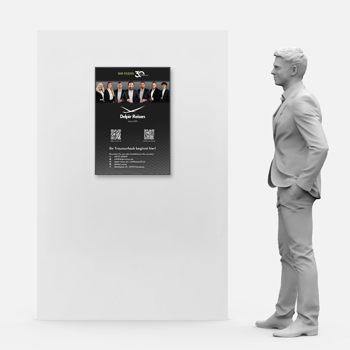 XL A1 LED Display Lightbox for Delpir Reisen (Team Edition)