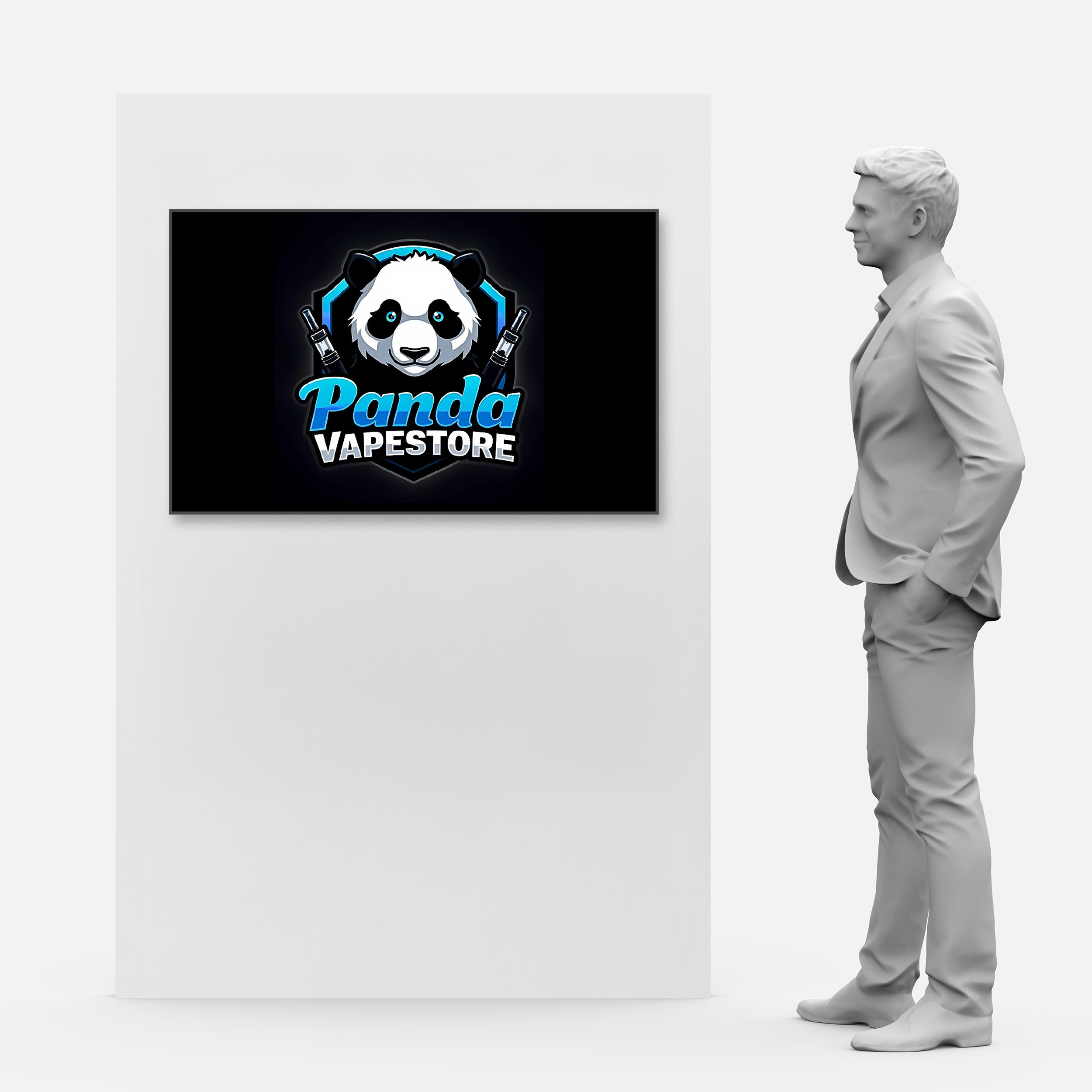 Panda Vapestore – XXL LED Display Lightbox for Interior Branding