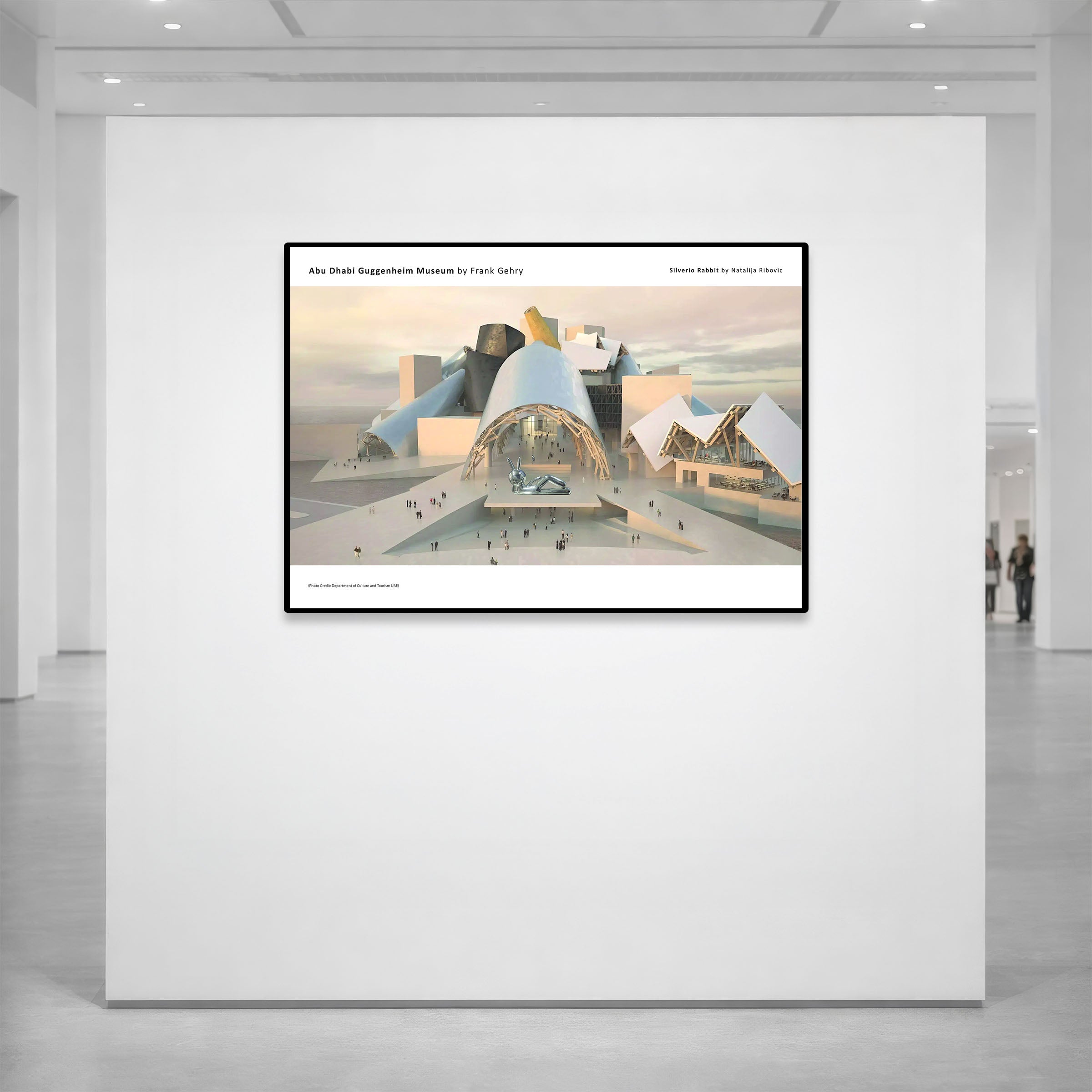 Abu Dhabi Guggenheim Exhibition Display – A1 XL Horizontal LED Lightbox | Germany