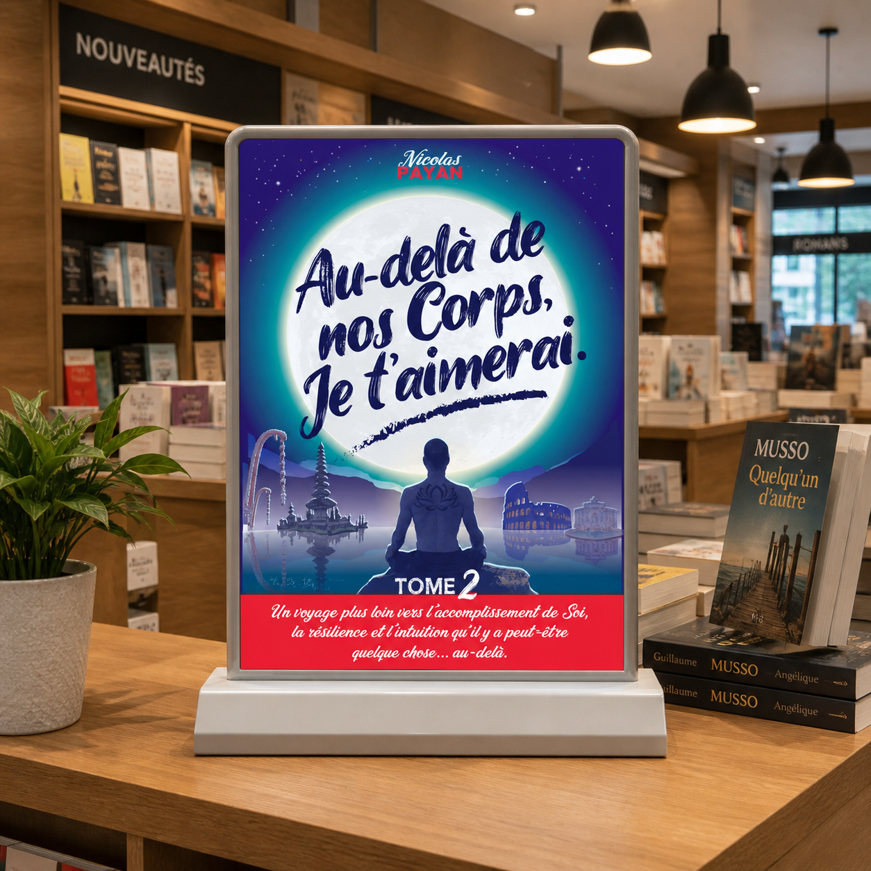 Book Promotion Display – Counter LED Lightbox A4 Interior | Trets, France