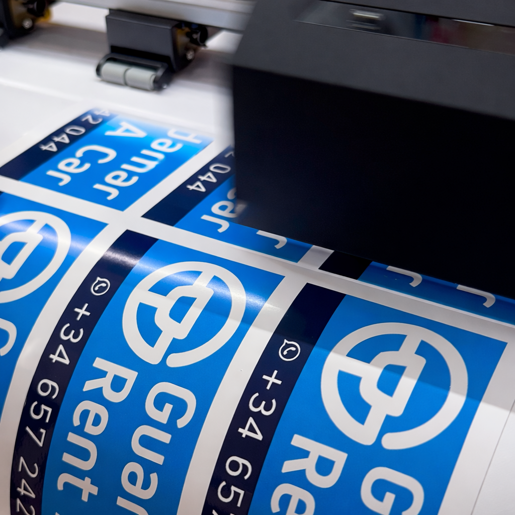 Rear Window Stickers for Car Rental Fleet | Guardamar