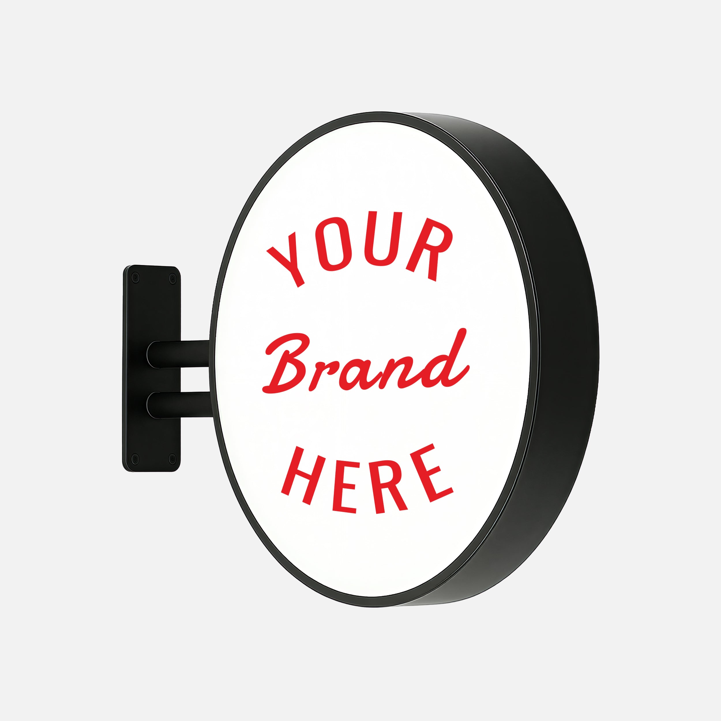 LED Outdoor Round Display Lightboxes