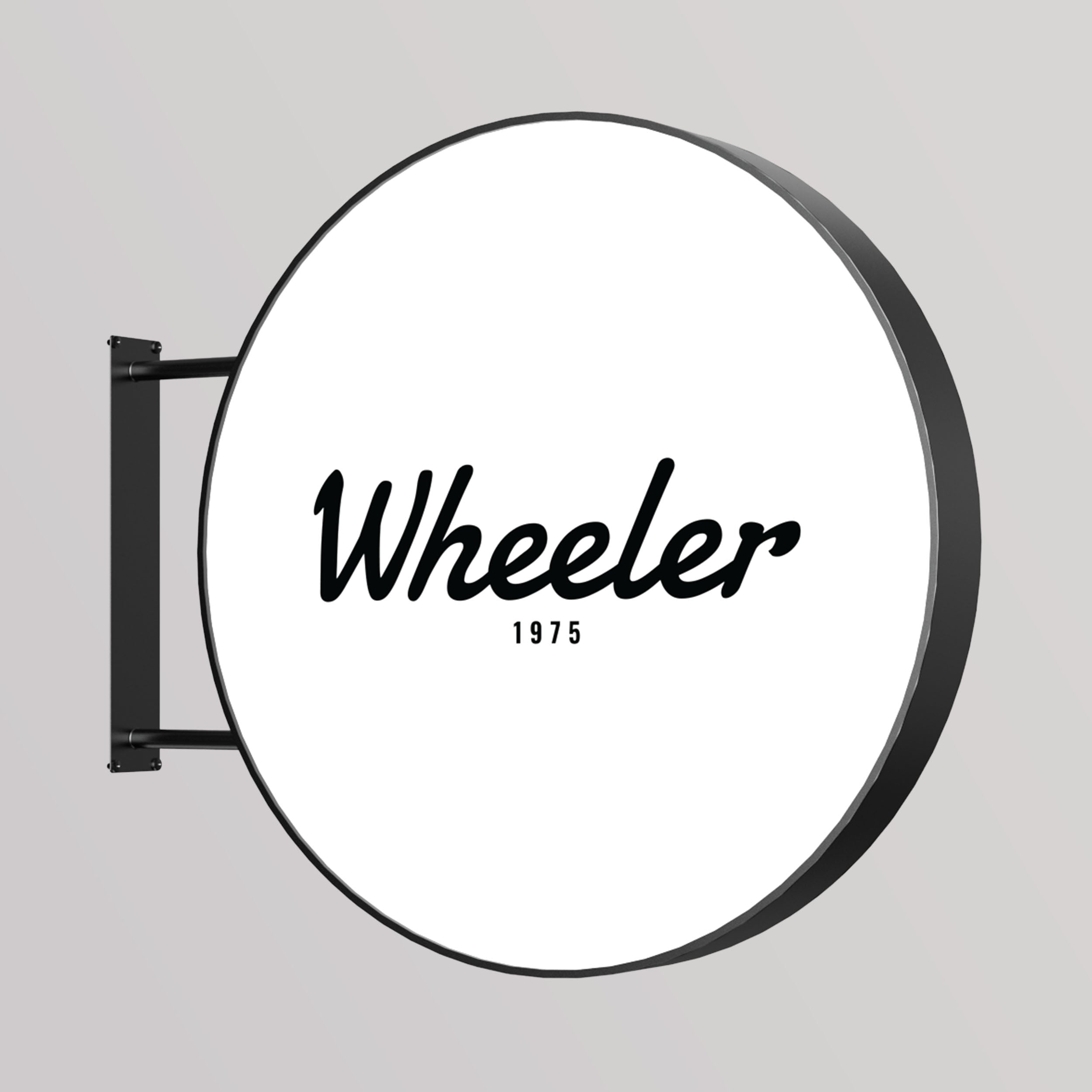 Round LED Lightbox Sign