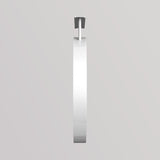 Rótulo luminoso LED redondo para exterior / Aluminio y acrílico / Ø100 cm / Blanco / Gráfico incluido