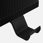 120 Workstation Desk | Carbon Fibre Finish, LED Lighting | B2B Pricing Gaming Desk - Wheeler Display