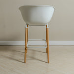 Scandi Bar Stool – White | Modern Display Seating | B2B Pricing Outlet Products - Wheeler Display