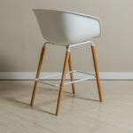 Scandi Bar Stool – White | Modern Display Seating | B2B Pricing Outlet Products - Wheeler Display
