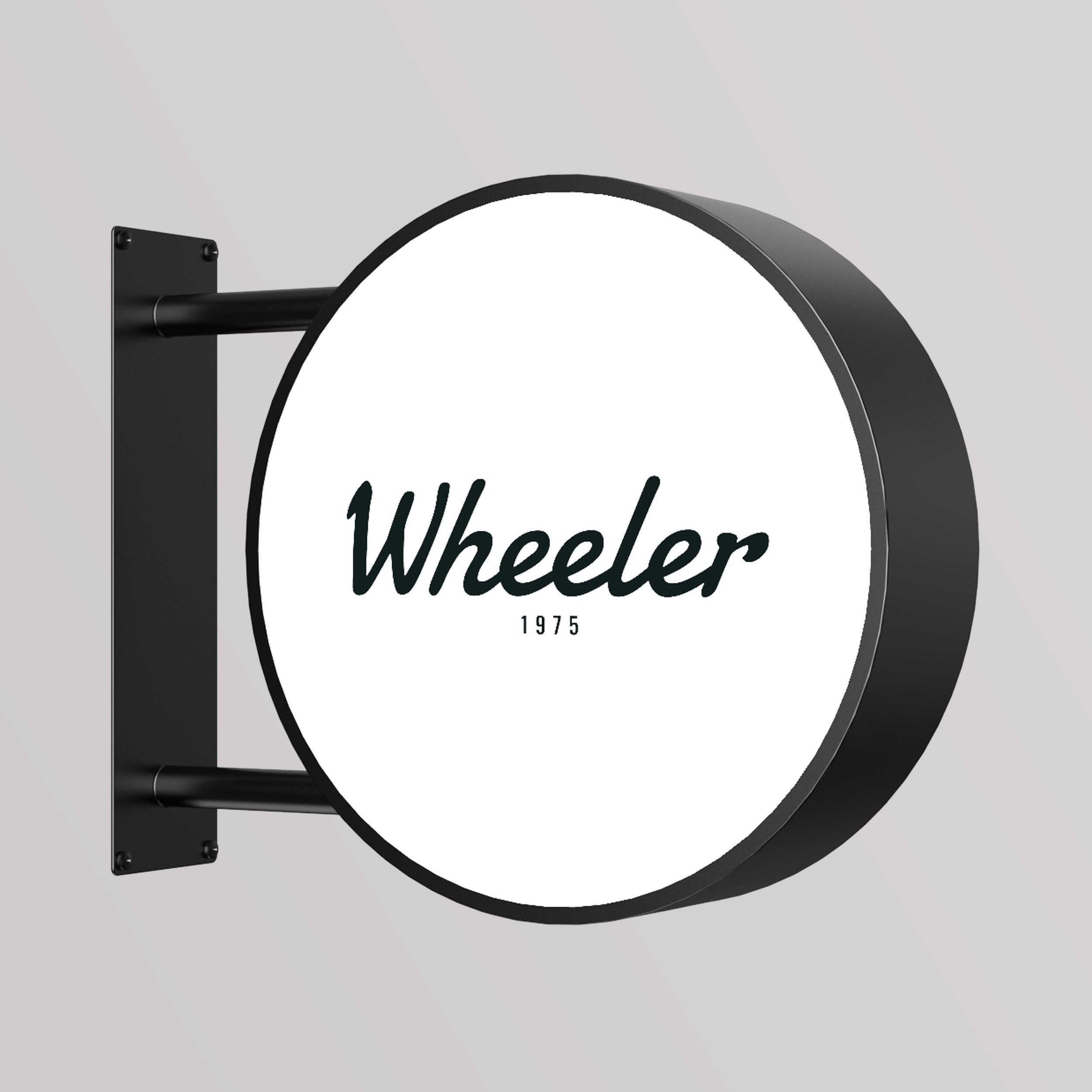 Round LED Lightbox Sign