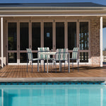 StackTable – Indoor/Outdoor Table (White, 85 cm) | B2B Pricing Table - Wheeler Display