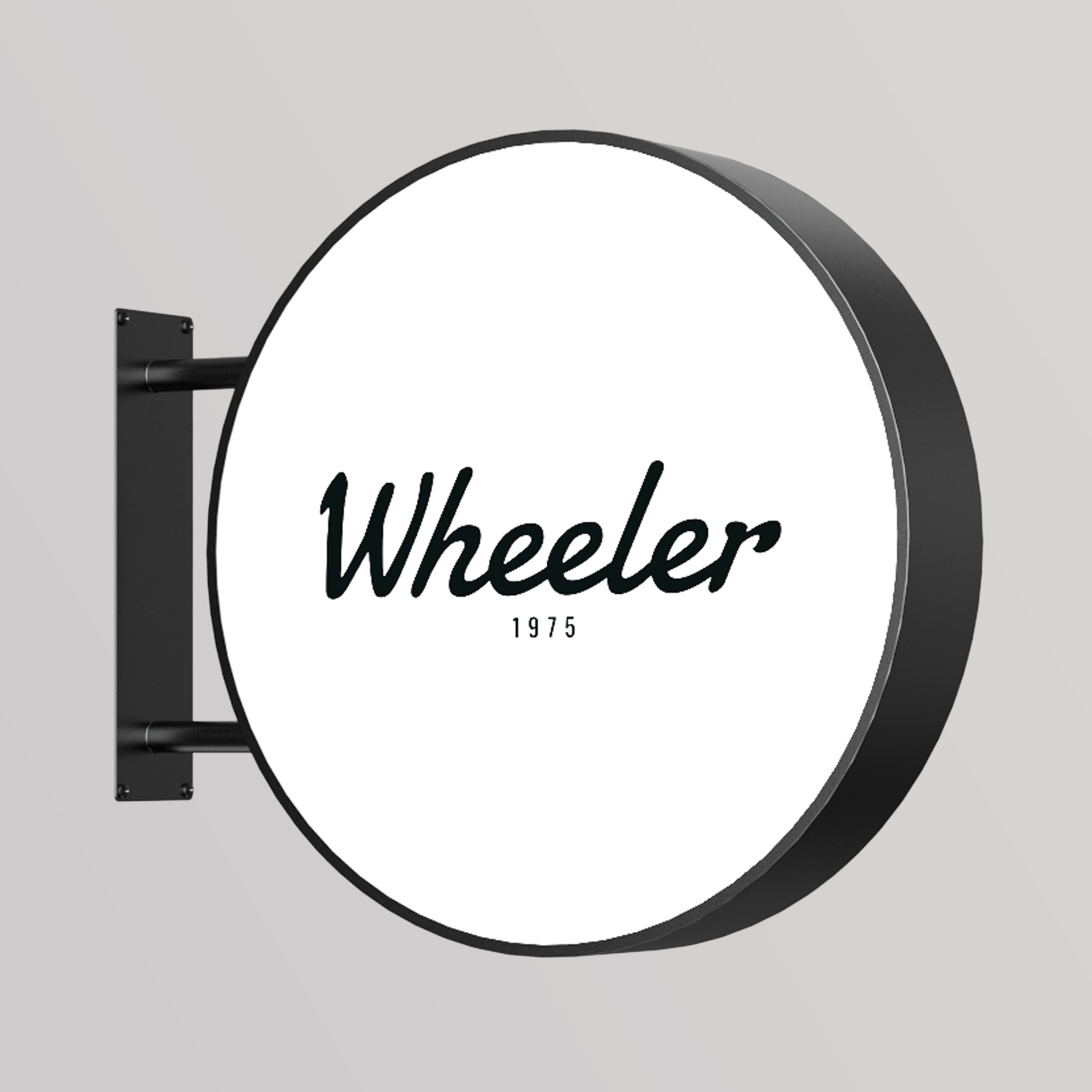 Round LED Lightbox Sign