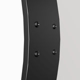 LED ronde lichtbak voor buiten / Acryl + aluminium / Ø60 cm / Zwart / Inclusief print