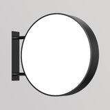 LED ronde lichtbak voor buiten / Acryl + aluminium / Ø60 cm / Zwart / Inclusief print