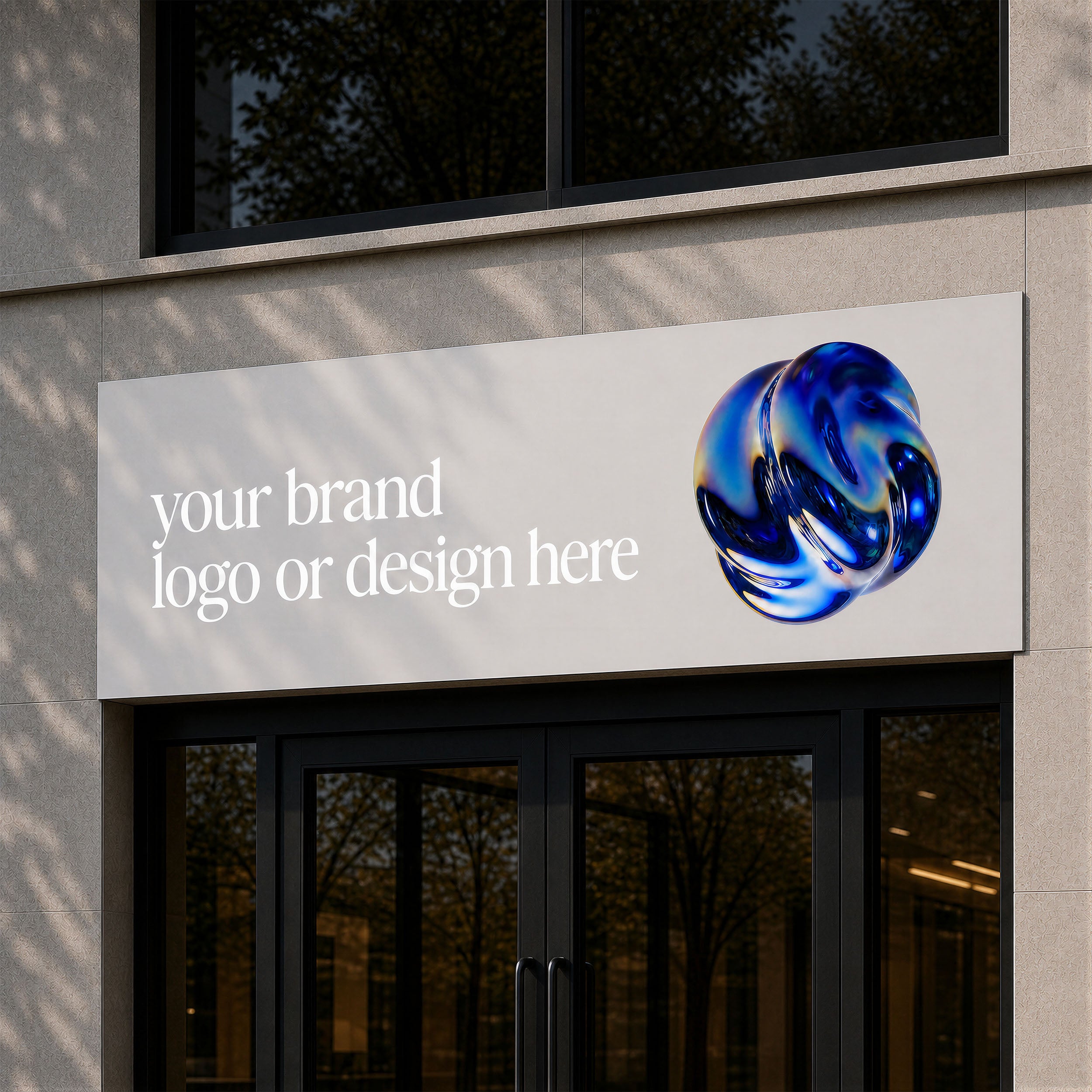 Frameless Aluminium Exterior Shop Sign (Design Service Included)