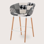 Scandi Bar Stool – Monochrome | Modern Display Seating | B2B Pricing Outlet Products - Wheeler Display