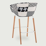 Scandi Bar Stool – Monochrome | Modern Display Seating | B2B Pricing Outlet Products - Wheeler Display