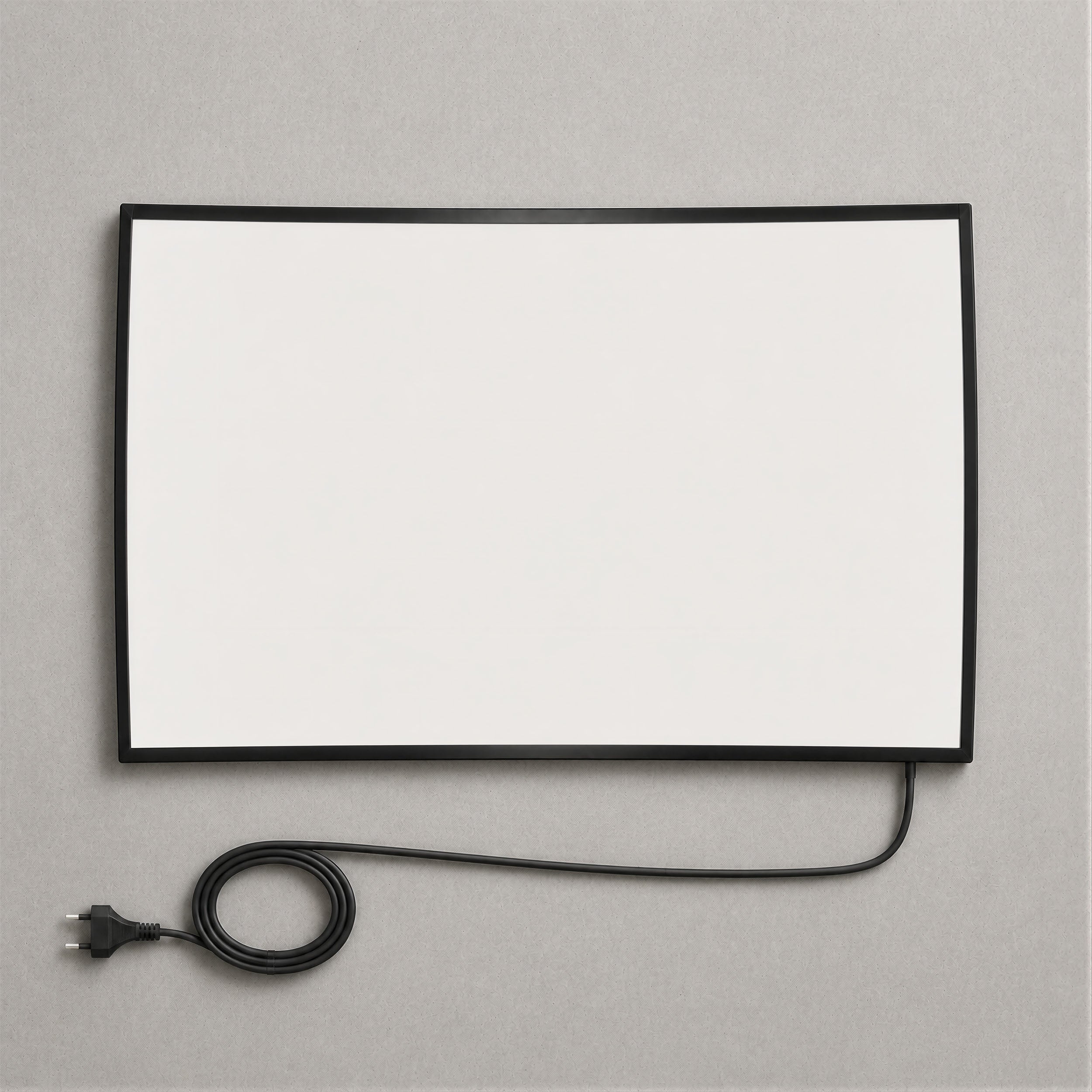 Caja de luz LED curva para menú – Interior