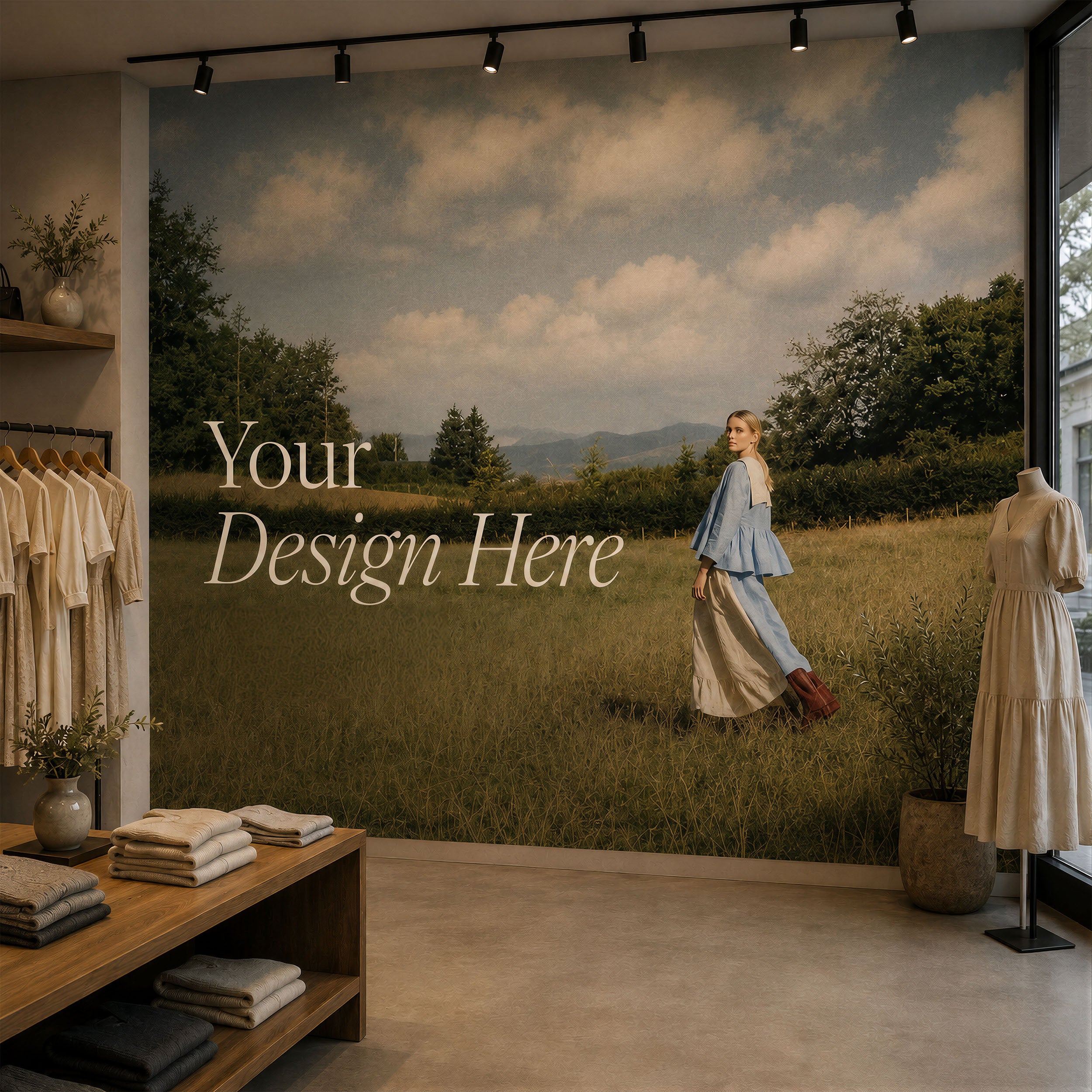 Custom Interior Wall Graphics (Design Service Included)