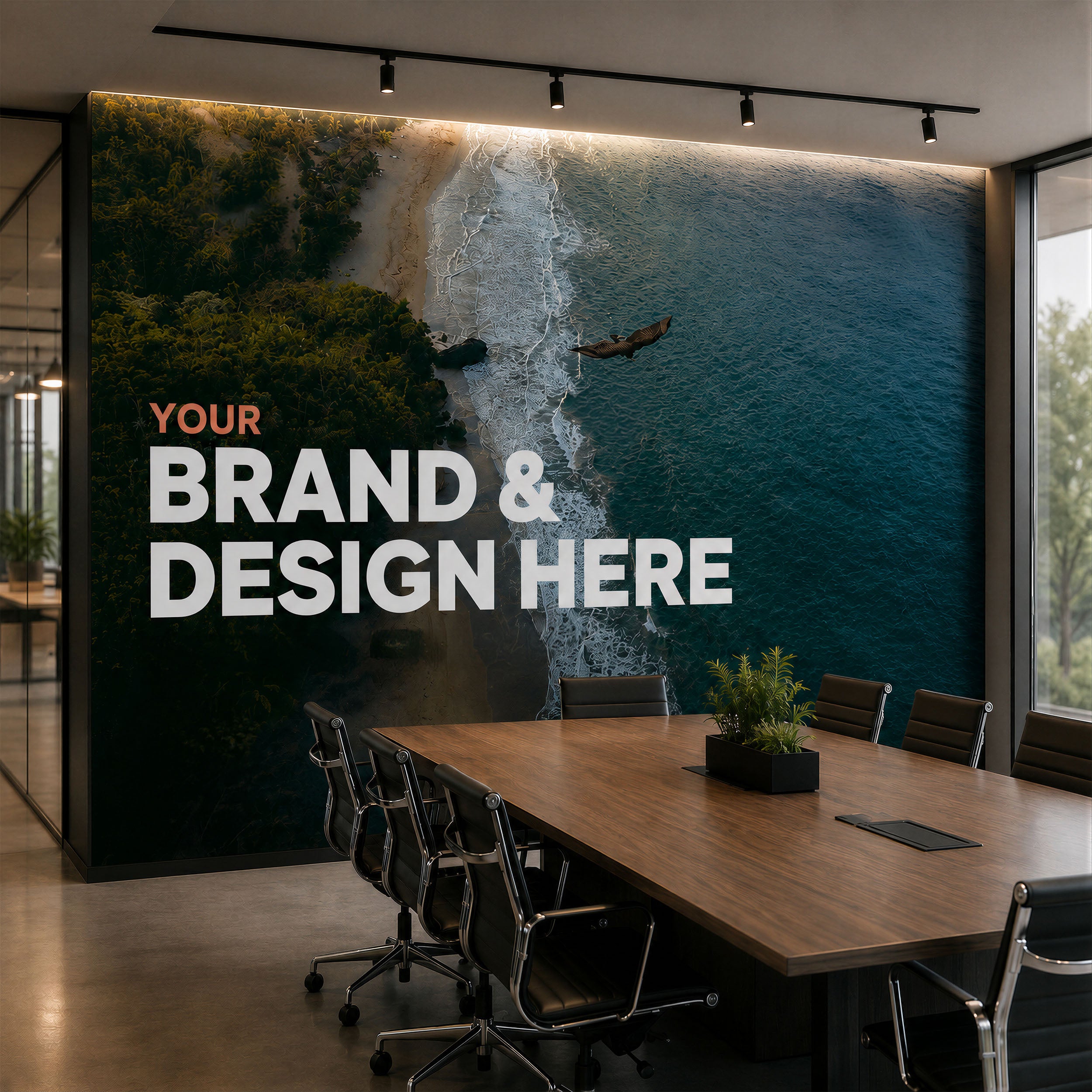 Custom Interior Wall Graphics (Design Service Included)