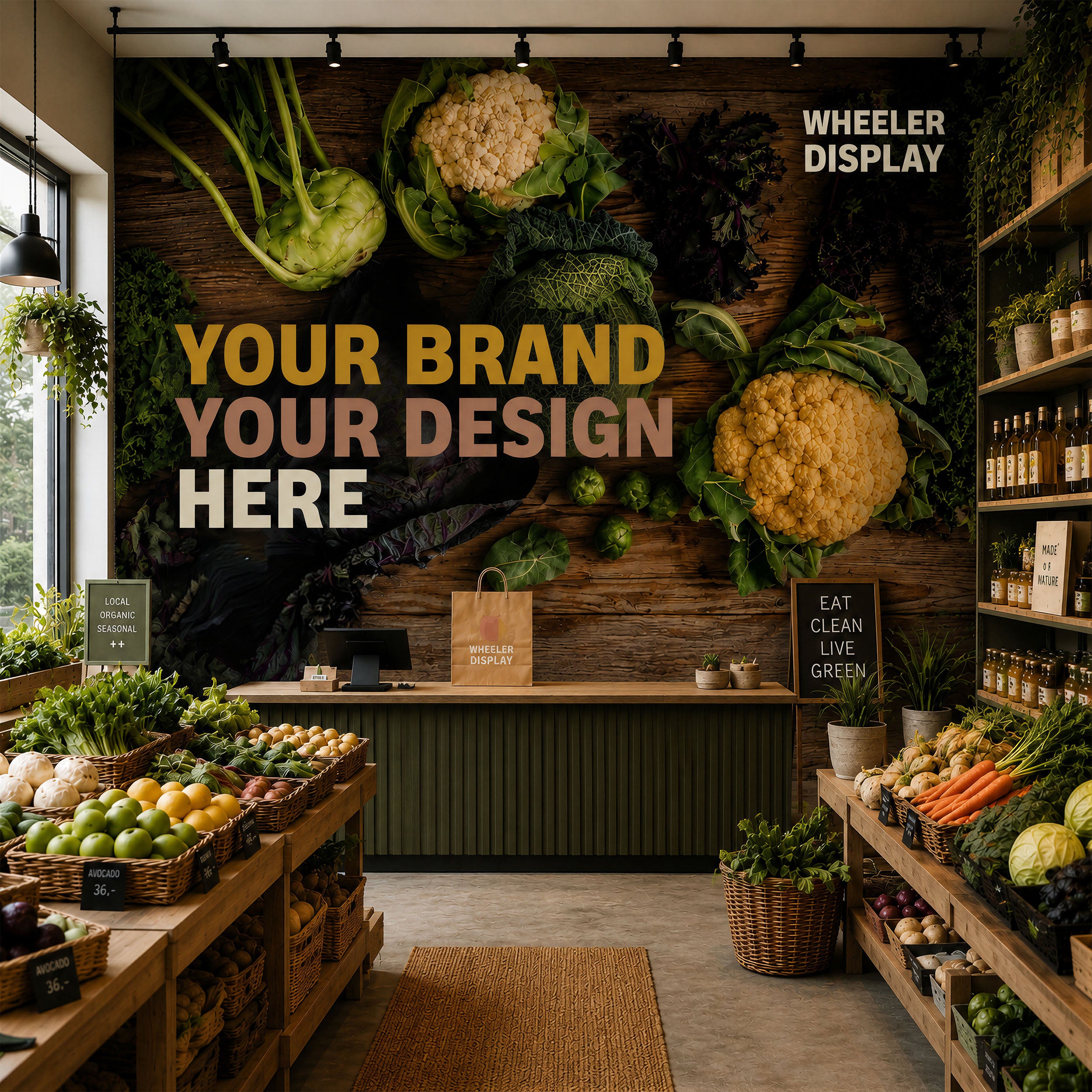 Custom Interior Wall Graphics (Design Service Included)