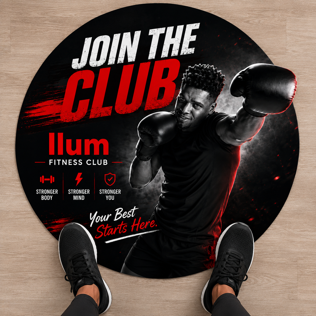 Custom Printed Floor Graphics – Personalised to Your Design