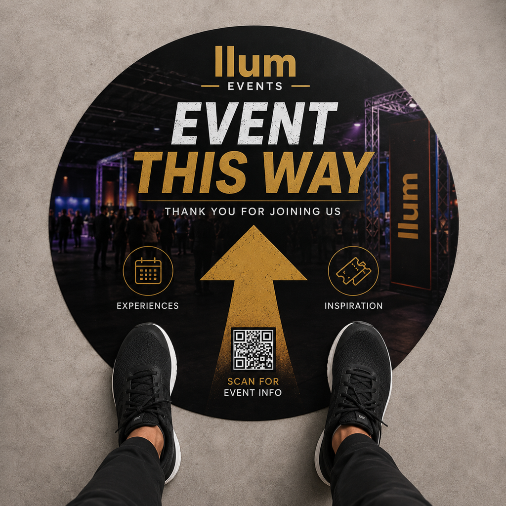 Custom Printed Floor Graphics – Personalised to Your Design
