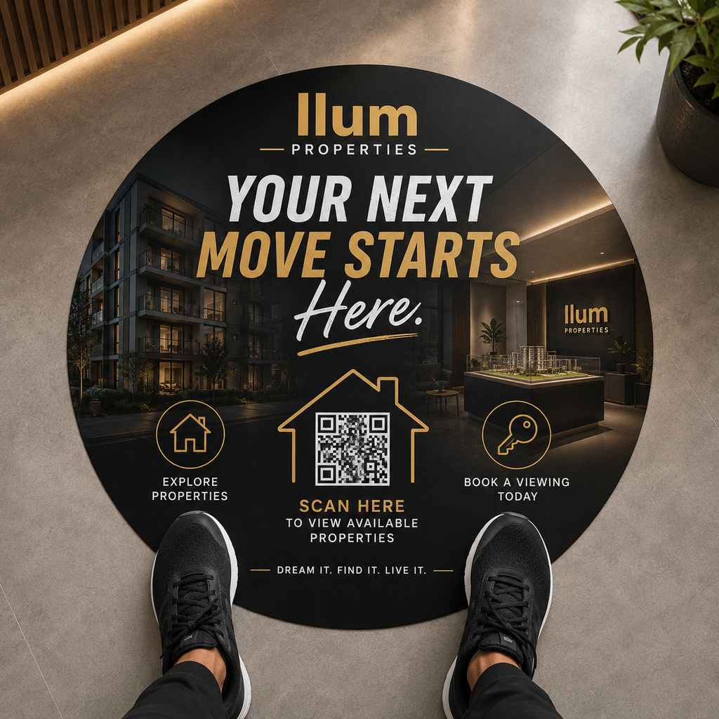 Custom Printed Floor Graphics – Personalised to Your Design