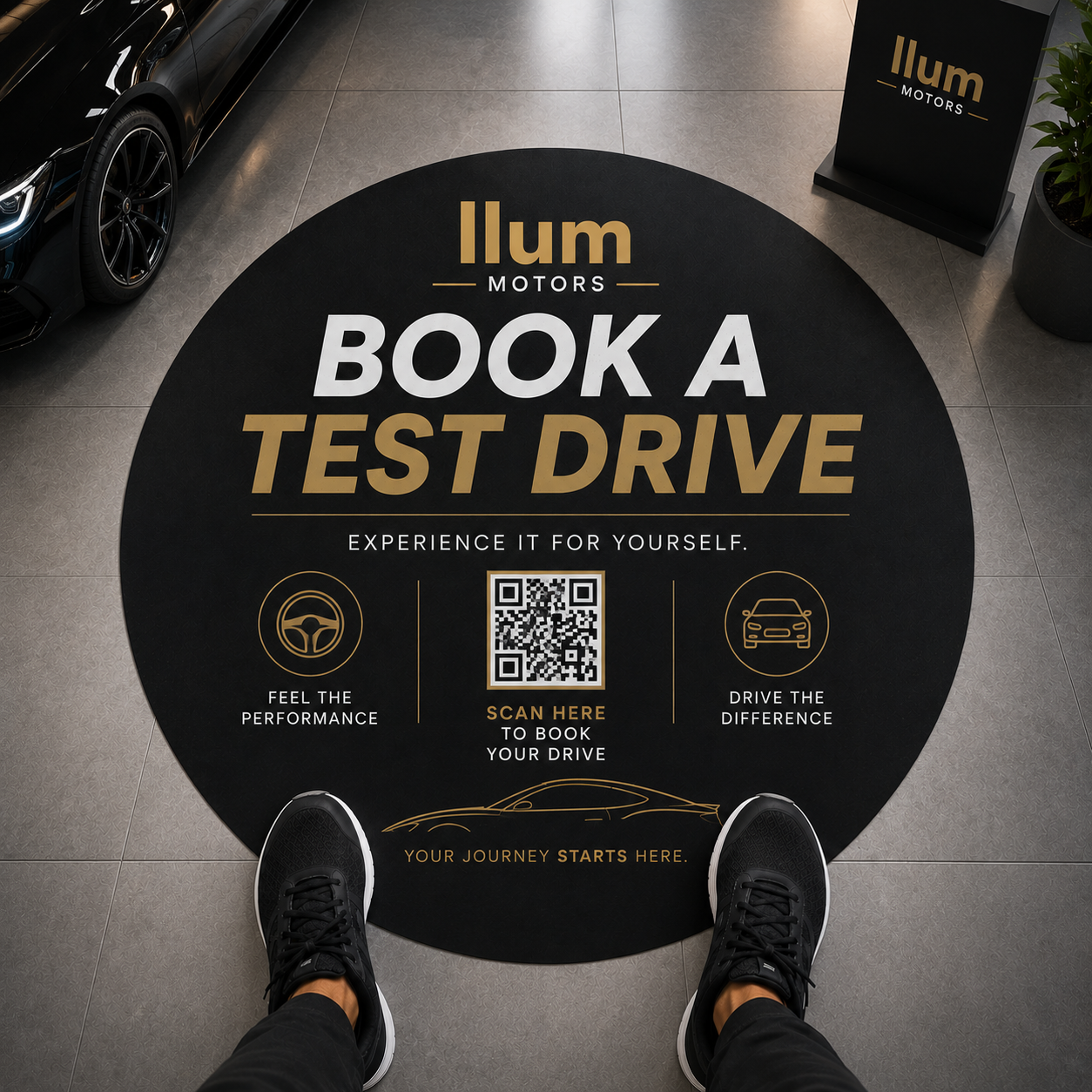 Custom Printed Floor Graphics – Personalised to Your Design