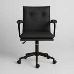 Executive Office Chair – Black Faux Leather | Workspace Seating | B2B Pricing - Marcel Olsen