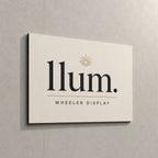 Enseigne d'entreprise en aluminium - Intérieur & Extérieur