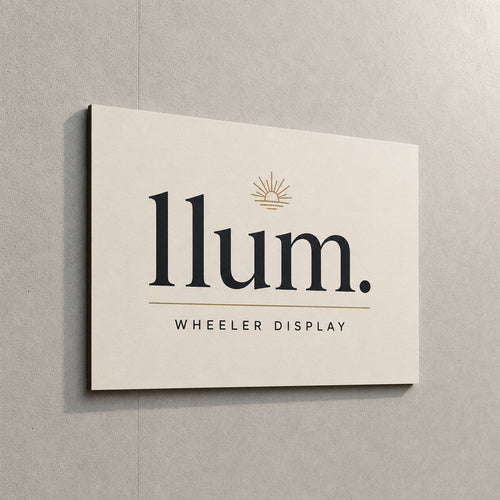 Aluminium Business Sign - Interior & Exterior