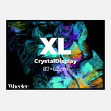 CrystalDisplay Model XL 62×87cm – Wall-Mounted LED Illuminated Lightbox, Black CrystalDisplay Lightbox - Wheeler Display