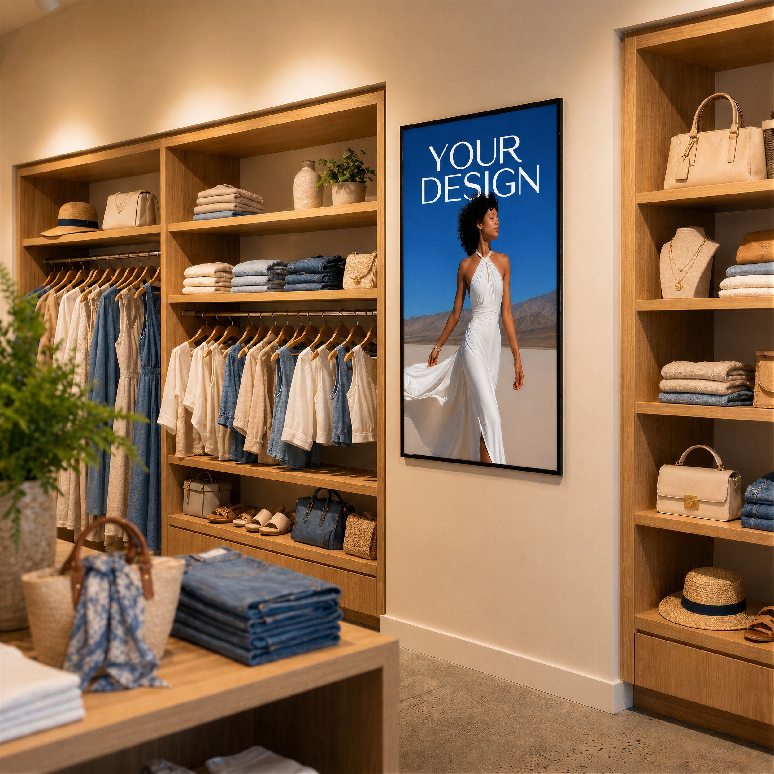 Poster LED Lightbox – Interior Display (Design Service Included)