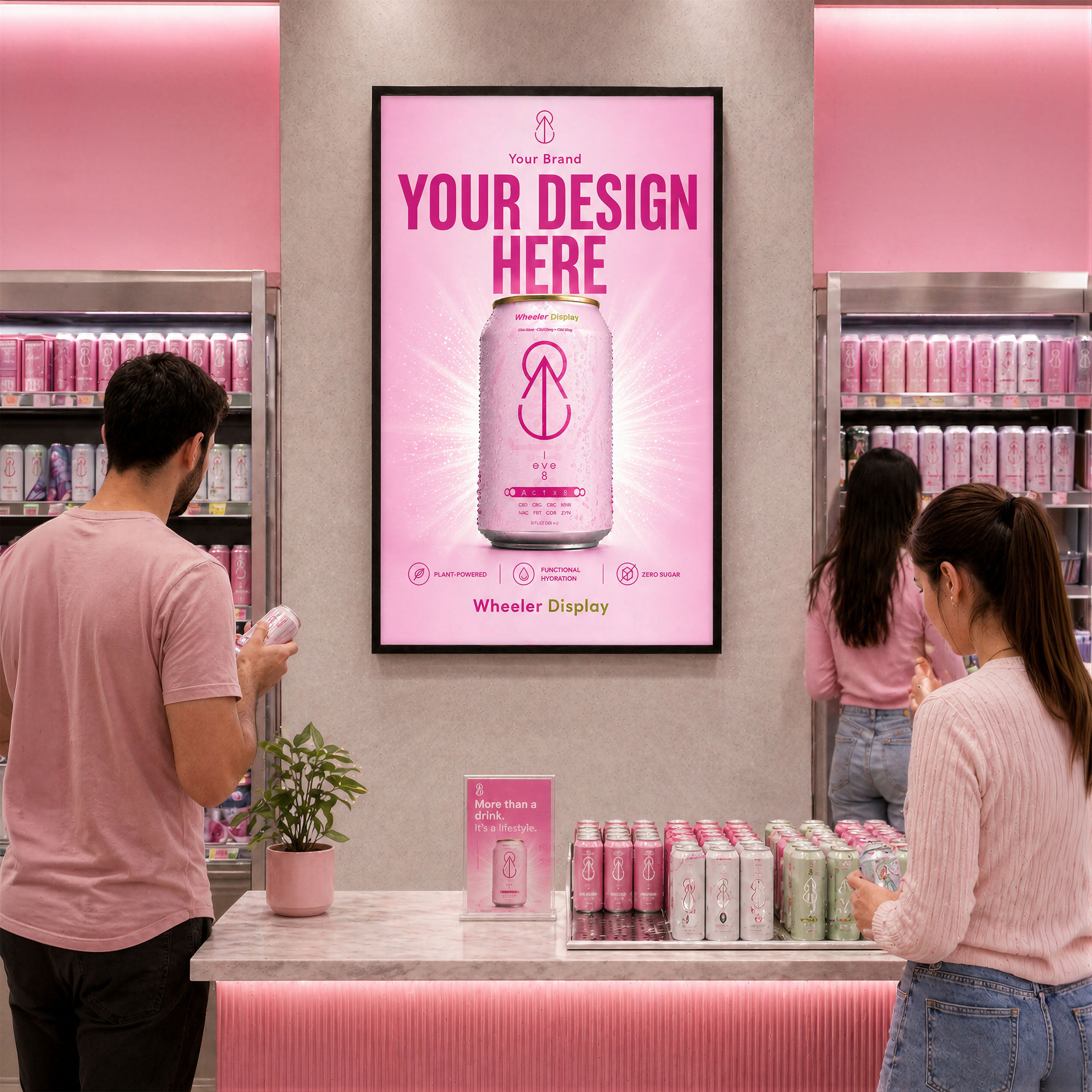Poster LED Lightbox – Interior Display (Design Service Included)