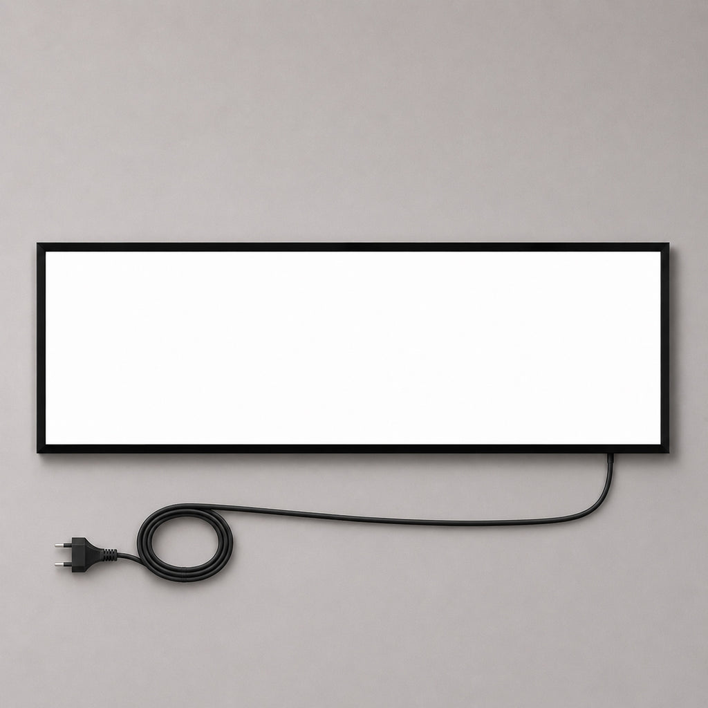 Großformatige LED-Leuchtbox – Innenbereich