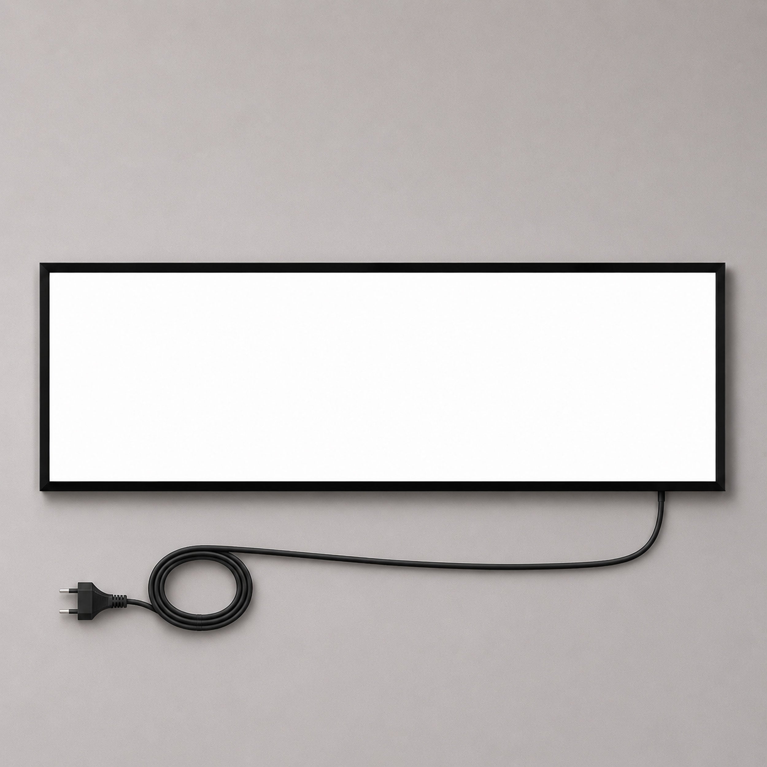 Großformatige LED-Leuchtbox – Innenbereich
