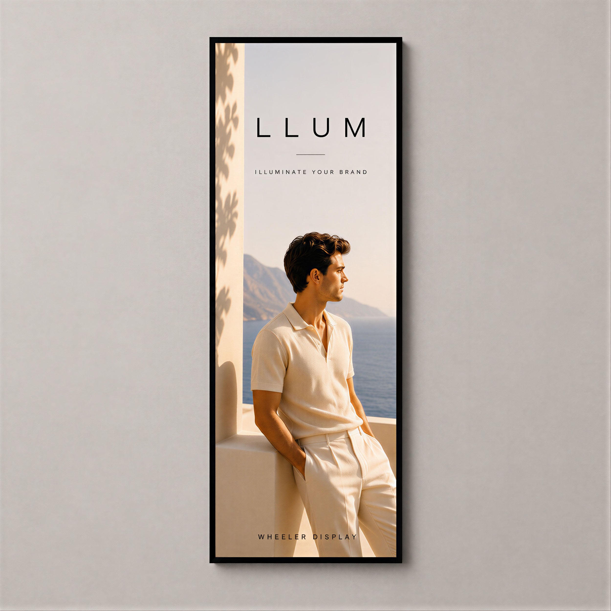 Lightbox LED grande formato – Interno