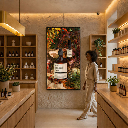Large Format LED Lightbox – Interior Display (Design Service Included)