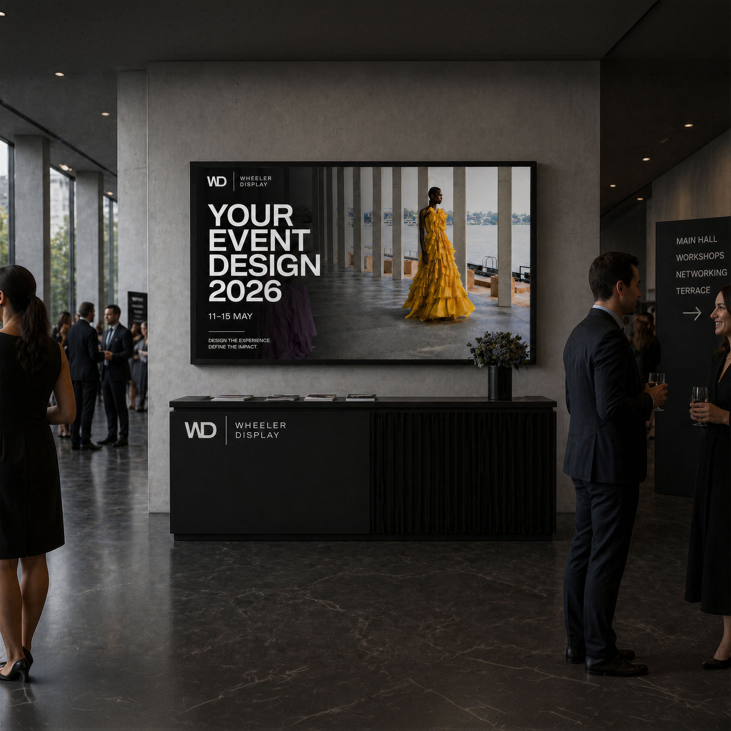 Large Format LED Lightbox – Interior Display (Design Service Included)