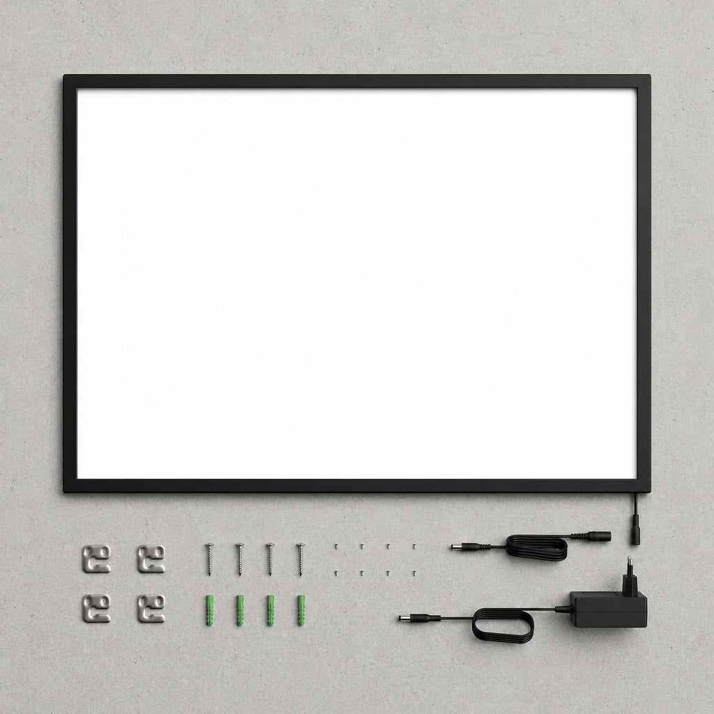 Großformatige LED-Leuchtbox – Innenbereich