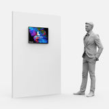 CrystalDisplay Model L 44×62cm – Wall-Mounted LED Illuminated Lightbox, Black CrystalDisplay Lightbox - Wheeler Display
