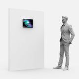 CrystalDisplay Model M 32×44cm – Wall-Mounted LED Illuminated Lightbox, Black CrystalDisplay Lightbox - Wheeler Display