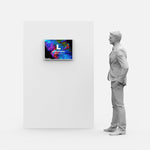 LED Display Lightbox / Glass + Aluminium / L (43×60 cm A2) / Silver CrystalDisplay Lightbox - Wheeler Display