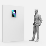 CrystalDisplay Model M 32×44cm – Wall-Mounted LED Illuminated Lightbox, Black CrystalDisplay Lightbox - Wheeler Display