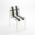 StackChair – Indoor/Outdoor Chair (Black & White) | B2B Pricing Chair - Wheeler Display