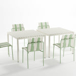 StackChair – Indoor/Outdoor Chair (Green & White) | B2B Pricing Chair - Wheeler Display